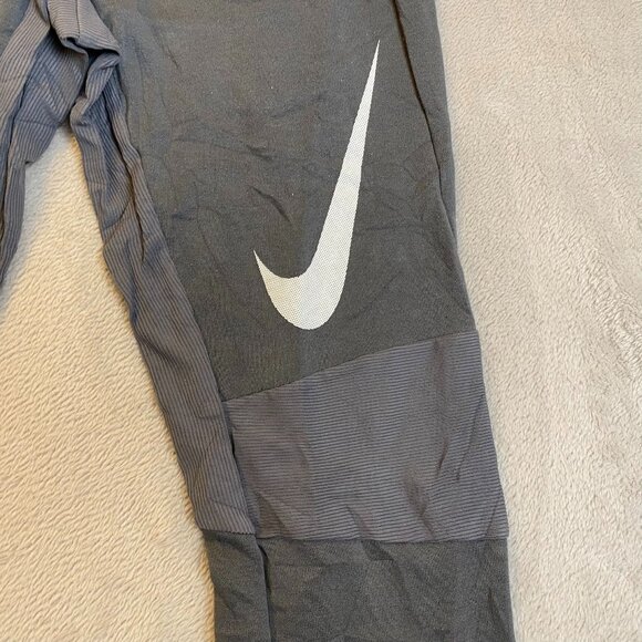 Nike Men's Sweatpants Small Gray Dri-Fit Joggers with Drawstring Waist - Picture 7 of 12